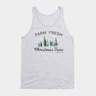 Farm Fresh Christmas Trees © GraphicLoveShop Tank Top